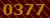 3677 code